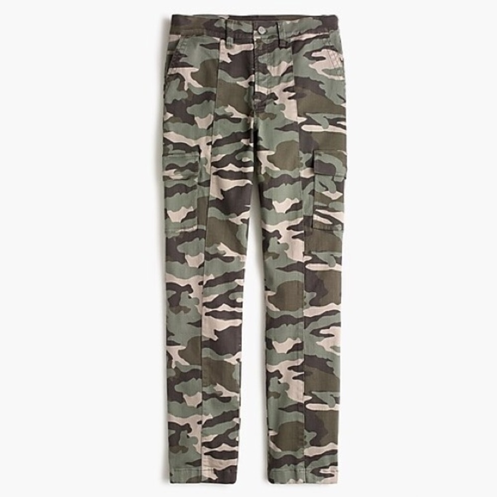 J. Crew Vintage straight cargo pant in camo
